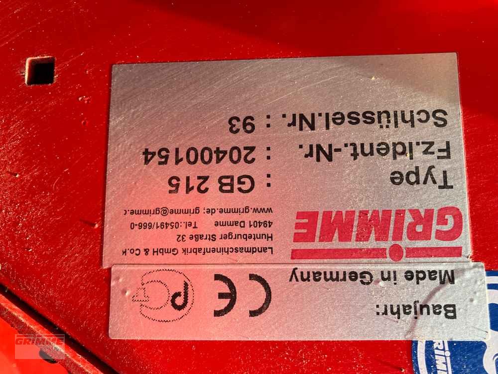 Kartoffellegemaschine a típus Grimme GB 215, Gebrauchtmaschine ekkor: York (Kép 7)