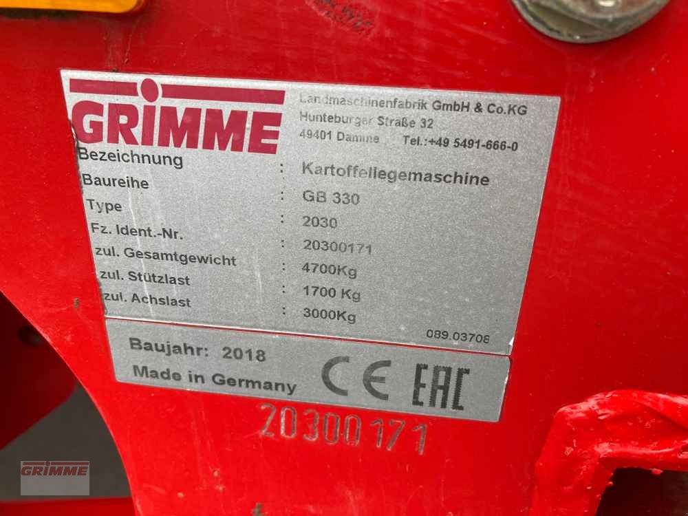 Kartoffellegemaschine des Typs Grimme GB 330, Gebrauchtmaschine in Boston (Bild 7)