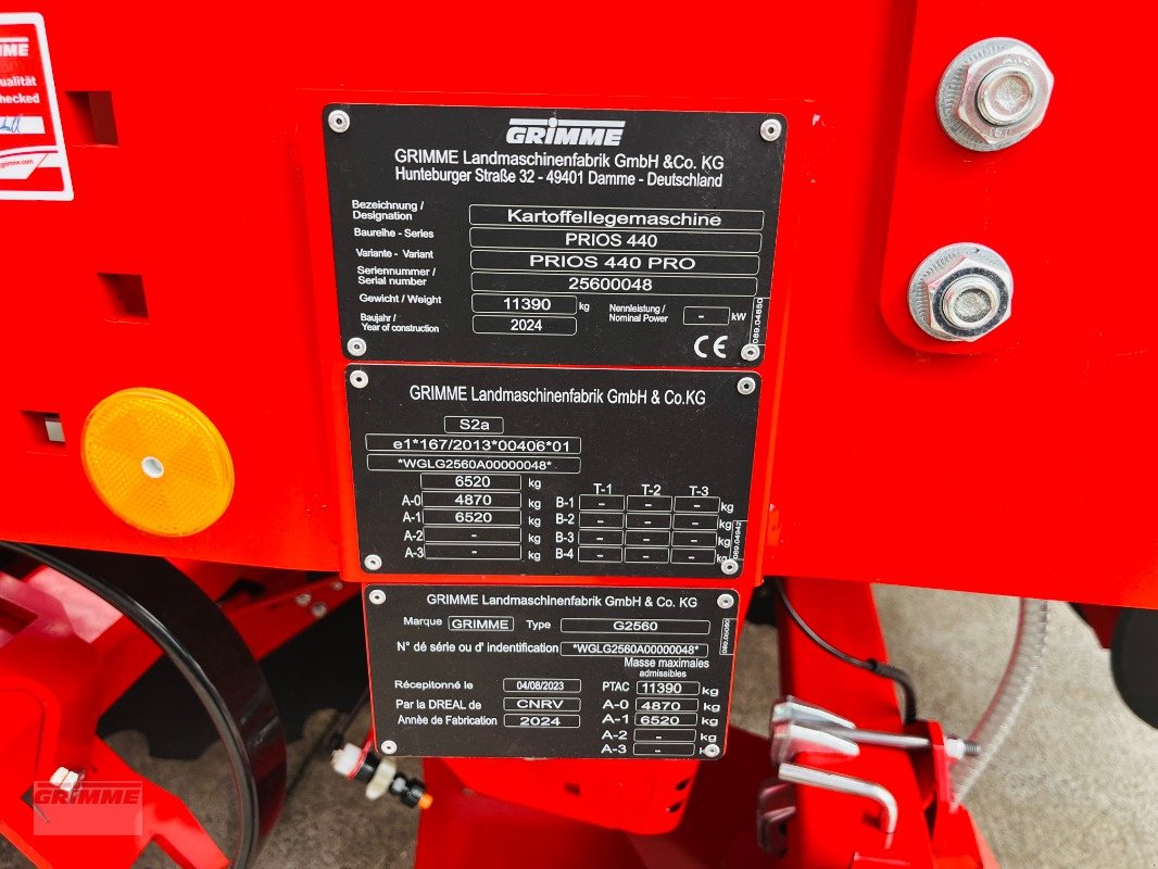 Kartoffellegemaschine Türe ait Grimme PRIOS 440-90, Gebrauchtmaschine içinde Feuchy (resim 5)