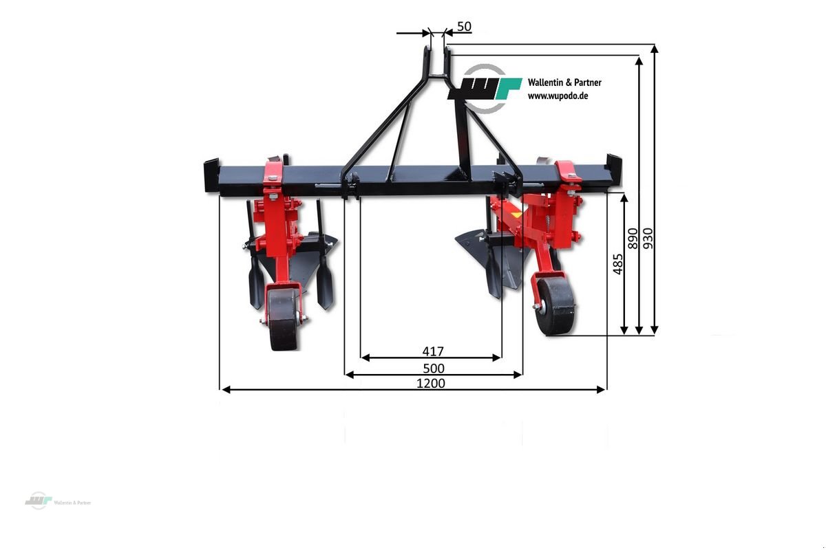 Kartoffelpflegetechnik tip Sonstige Kartoffelhäufer 2-reihig Werkzeug & Steinsicheru, Neumaschine in Wesenberg (Poză 4)