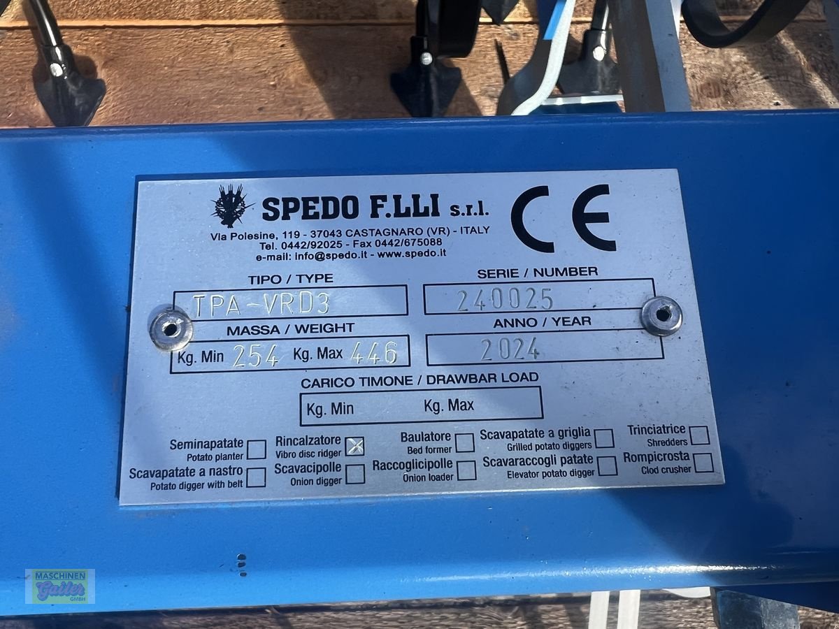 Kartoffelpflegetechnik typu Sonstige SPEDO F.LLI Kartoffelhäufelgerät Premium, Neumaschine v Kötschach (Obrázok 14)