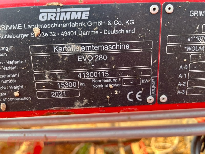 Kartoffelroder of the type Grimme EVO 280 ClodSep, Gebrauchtmaschine in Suhlendorf (Picture 8)