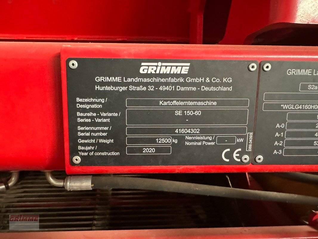 Kartoffelroder του τύπου Grimme SE-150-60-UB XXL, Gebrauchtmaschine σε Rødkærsbro (Φωτογραφία 8)