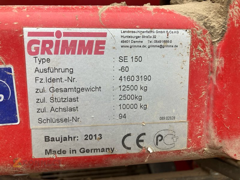 Kartoffelroder des Typs Grimme SE 150-60, Gebrauchtmaschine in Sonnewalde (Bild 5)