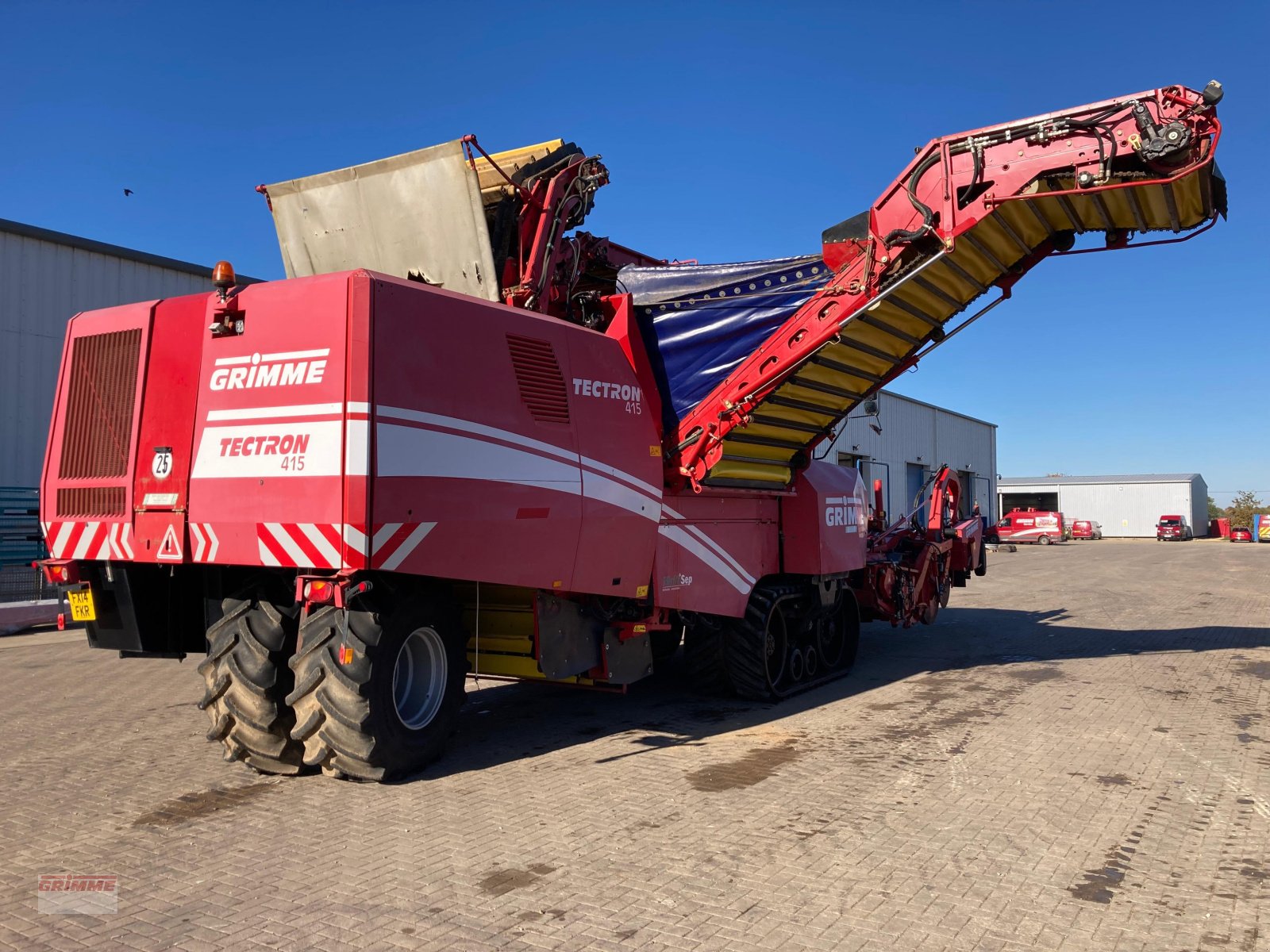 Kartoffelroder typu Grimme TECTRON 415 4 Row Self-Propelled Potato Harvester, Gebrauchtmaschine w Boston (Zdjęcie 3)