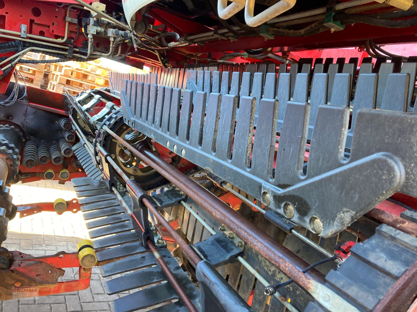 Kartoffelroder van het type Grimme TECTRON 415 4 Row Self-Propelled Potato Harvester, Gebrauchtmaschine in Boston (Foto 27)