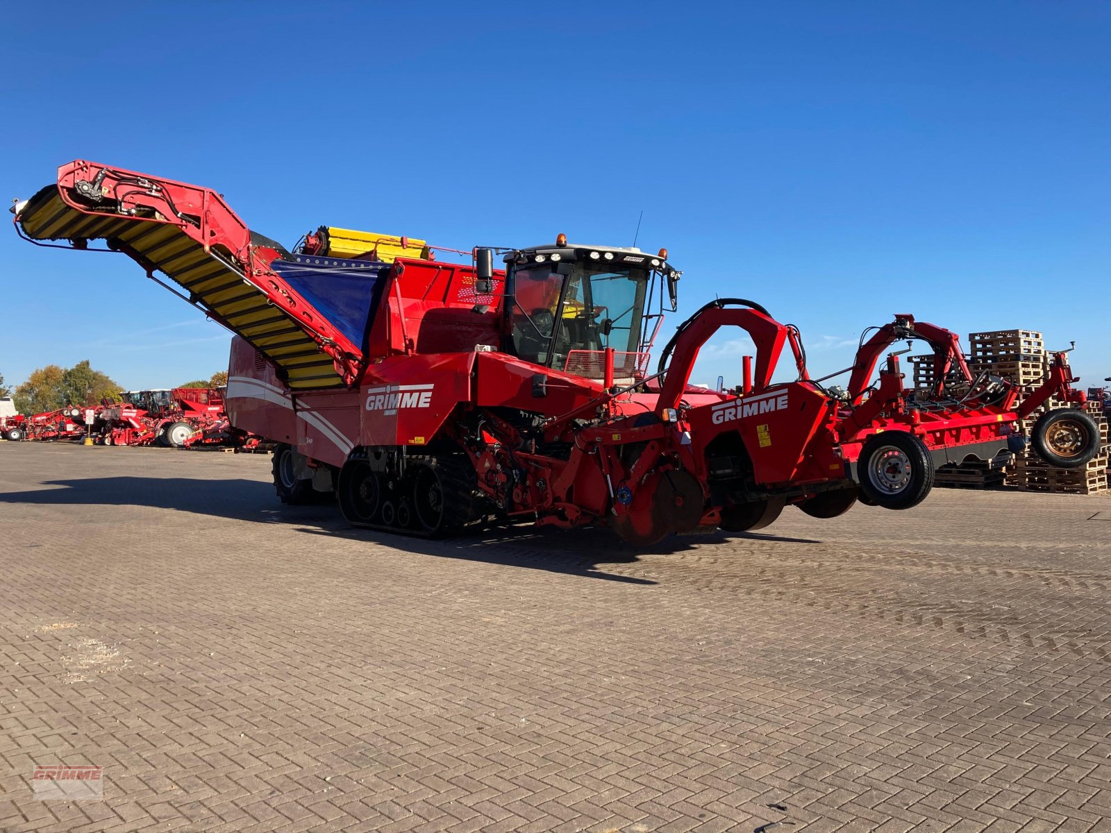 Kartoffelroder typu Grimme TECTRON 415 4 Row Self-Propelled Potato Harvester, Gebrauchtmaschine w Boston (Zdjęcie 1)