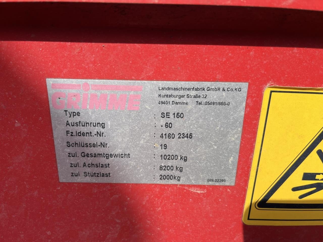 Kartoffelvollernter des Typs Grimme 150-60 UB XXL, Gebrauchtmaschine in Egtved (Bild 6)