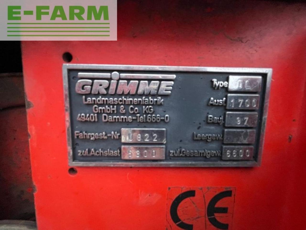 Kartoffelvollernter del tipo Grimme dl 1700 wagenrooier, Gebrauchtmaschine In gg VEGHEL (Immagine 5)