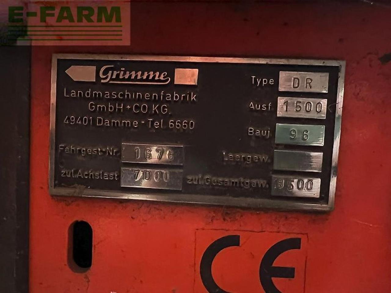 Kartoffelvollernter van het type Grimme dr 1500 aardappelrooier, Gebrauchtmaschine in ag BROEKLAND (Foto 14)