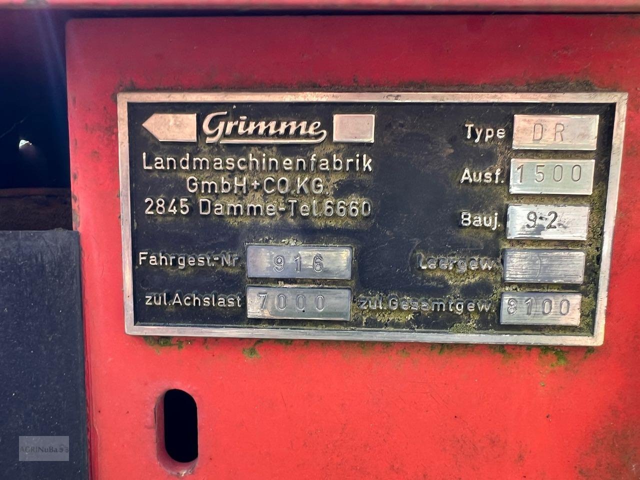 Kartoffelvollernter del tipo Grimme DR 1500, Gebrauchtmaschine en Prenzlau (Imagen 17)
