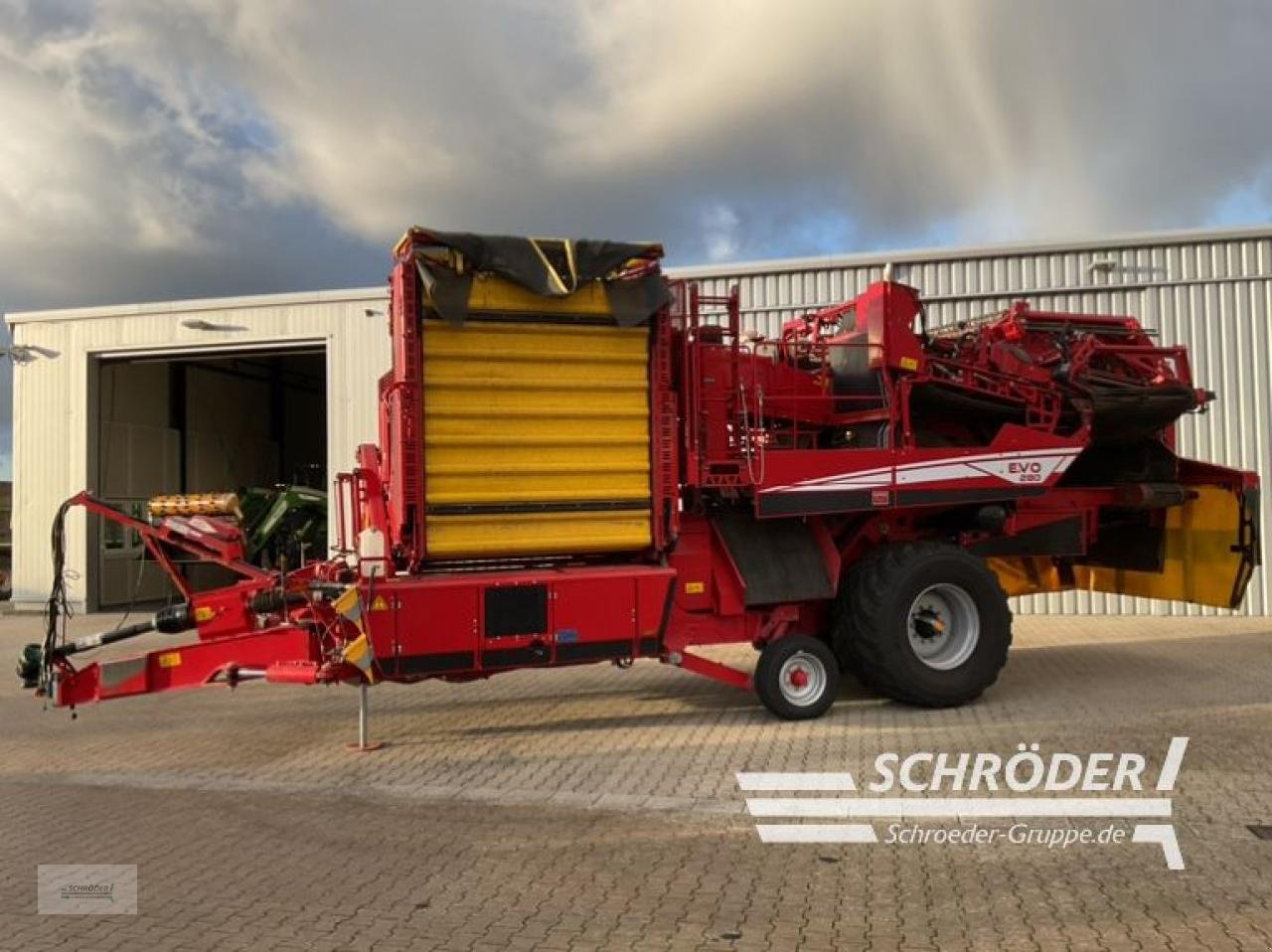 Kartoffelvollernter Türe ait Grimme EVO 280 EASYSEP, Gebrauchtmaschine içinde Holdorf (resim 7)