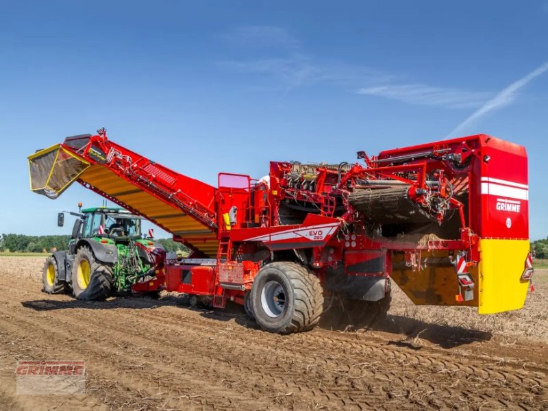 Kartoffelvollernter del tipo Grimme EVO 280, Neumaschine en Feuchy