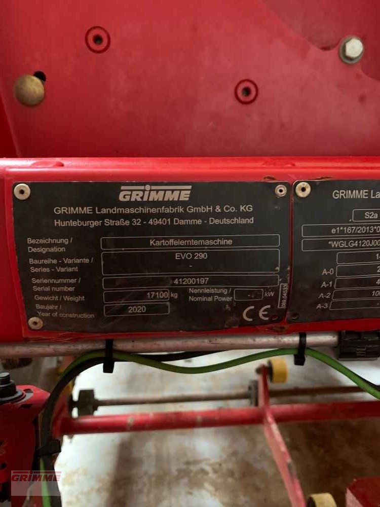 Kartoffelvollernter του τύπου Grimme EVO 290, Gebrauchtmaschine σε Roeselare (Φωτογραφία 8)