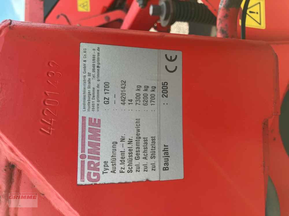 Kartoffelvollernter typu Grimme GZ 1700 DL, Gebrauchtmaschine w Shrewsbury (Zdjęcie 14)