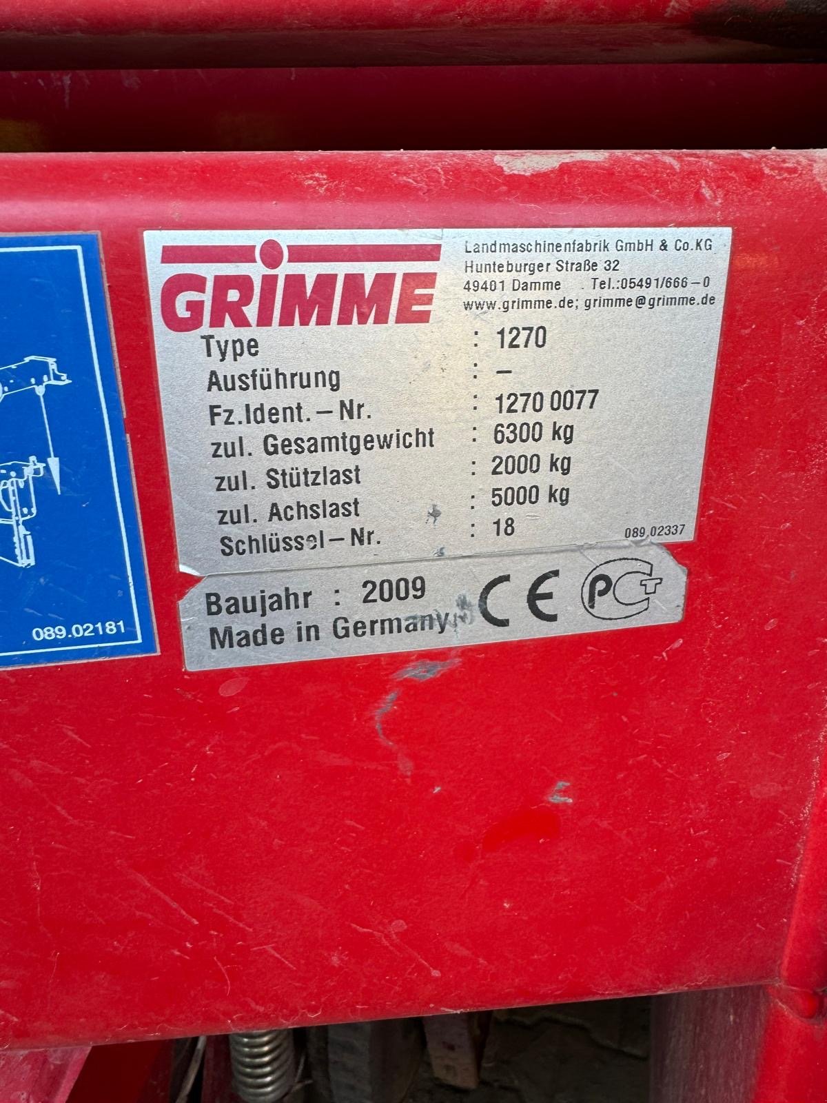 Kartoffelvollernter Türe ait Grimme SE 140 SB, Gebrauchtmaschine içinde Burglengenfeld (resim 6)