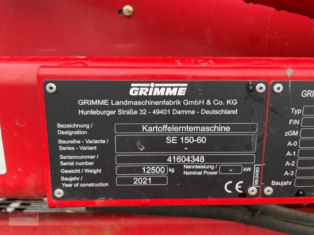 Kartoffelvollernter des Typs Grimme SE 150-60 NB, Gebrauchtmaschine in Damme (Bild 29)