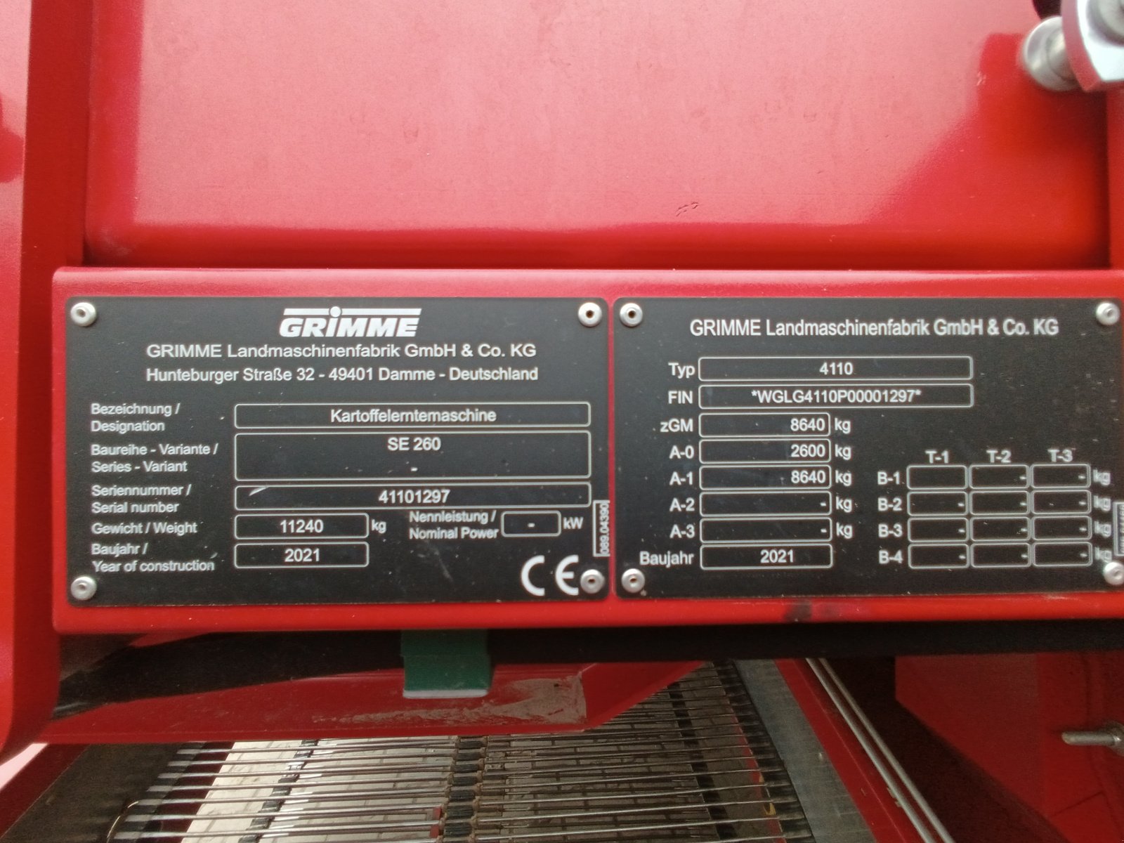 Kartoffelvollernter tip Grimme SE 260, Gebrauchtmaschine in Thomasburg (Poză 28)