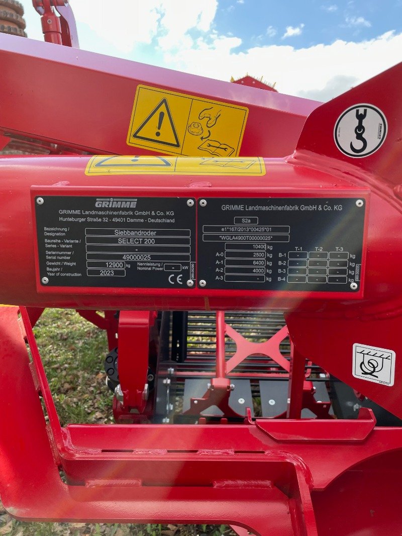 Kartoffelvollernter типа Grimme Select 200, Neumaschine в Tüttleben (Фотография 9)