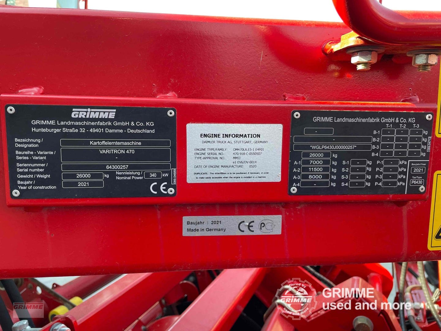 Kartoffelvollernter del tipo Grimme VARITRON 470 MS, Vorführmaschine en Roeselare (Imagen 7)