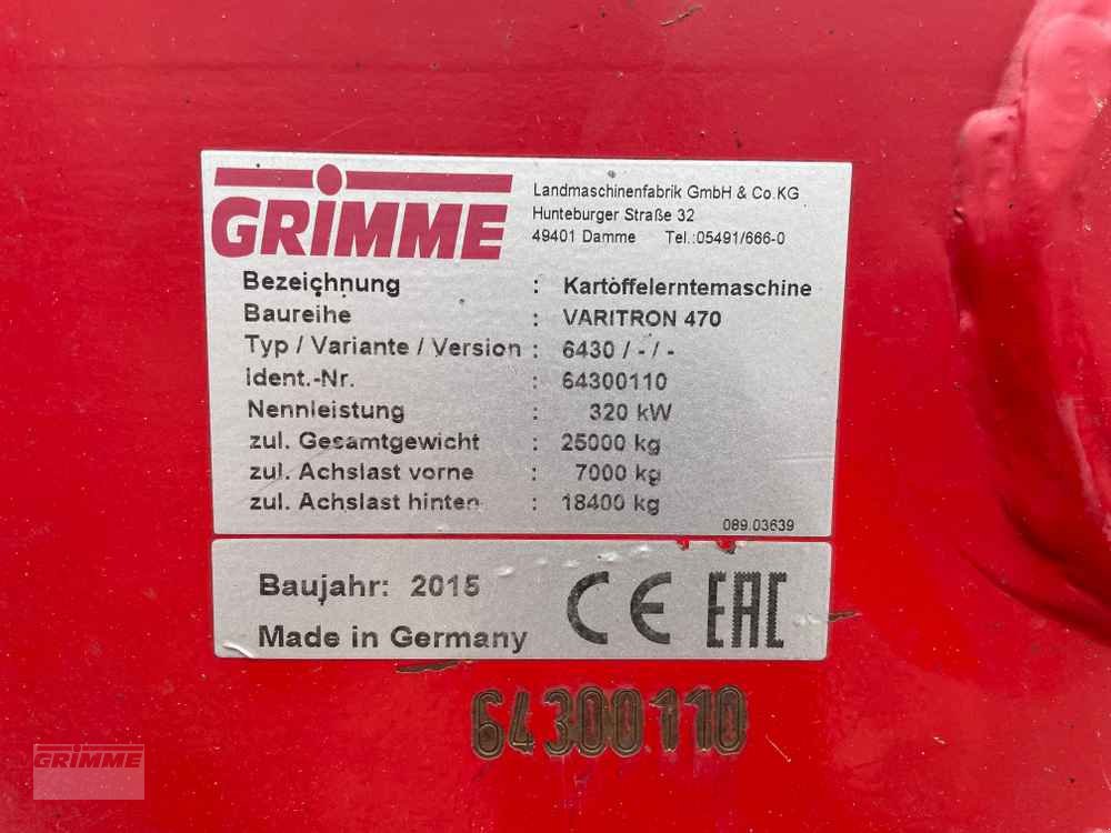 Kartoffelvollernter του τύπου Grimme VARITRON 470 RS, Gebrauchtmaschine σε Roeselare (Φωτογραφία 26)