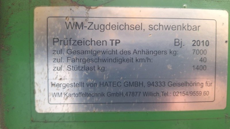 Kartoffelvollernter typu WM Kartoffeltechnik 6000, Gebrauchtmaschine v Domdidier (Obrázok 5)