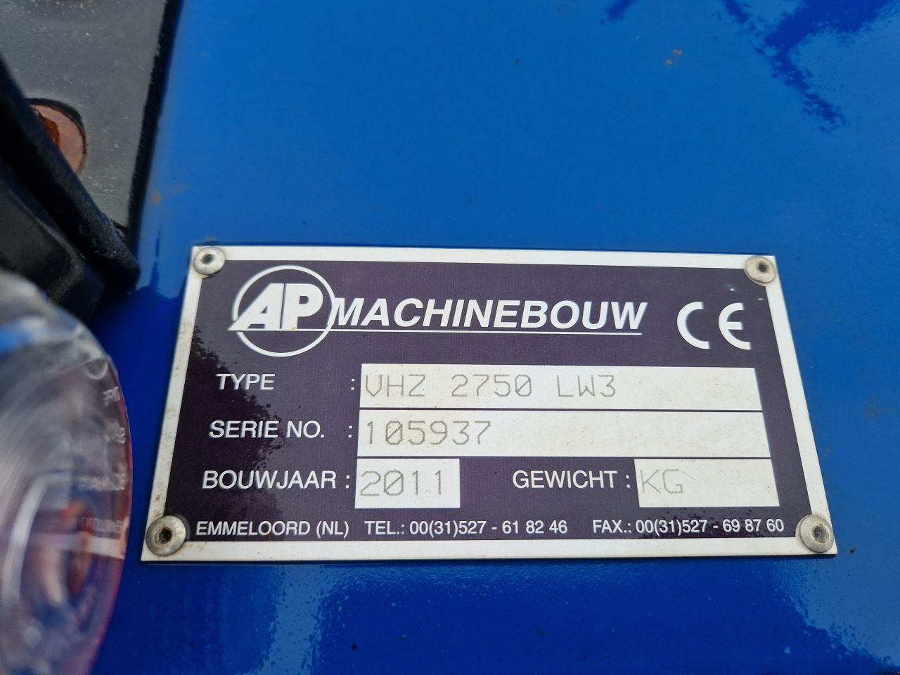 Kehrmaschine des Typs AP VHG2750, Gebrauchtmaschine in Bleiswijk (Bild 4)