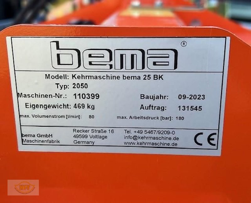 Kehrmaschine tipa Bema 25 Typ 2050, Vorführmaschine u Mühlhausen/Thüringen (Slika 4)