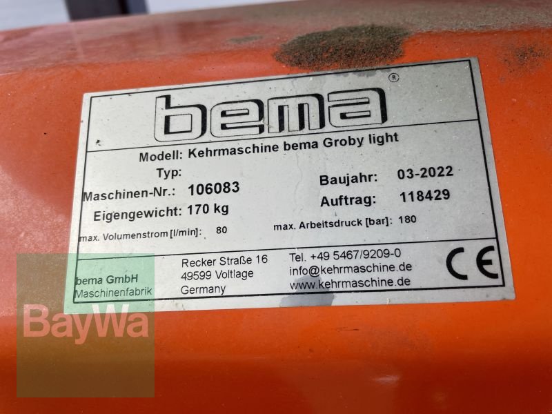 Kehrmaschine des Typs Bema GROBY LIGHT - MECH. ANTRIEB, Gebrauchtmaschine in Bamberg (Bild 11)