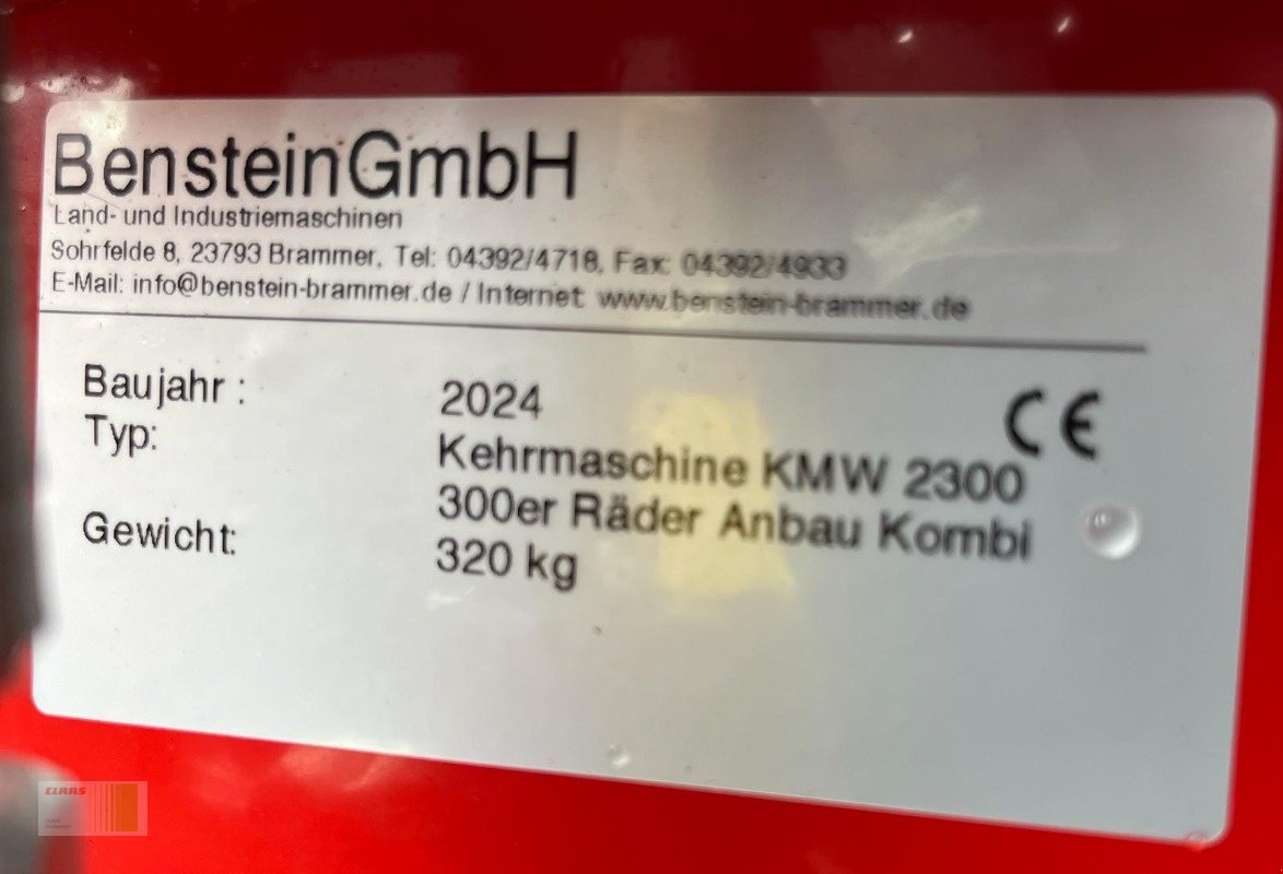 Kehrmaschine του τύπου Benstein KM 2300, Gebrauchtmaschine σε Risum-Lindholm (Φωτογραφία 6)