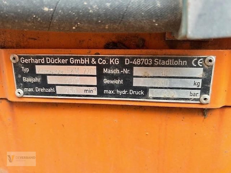 Kehrmaschine za tip Dücker FKM 2200, Gebrauchtmaschine u Colmar-Berg (Slika 6)