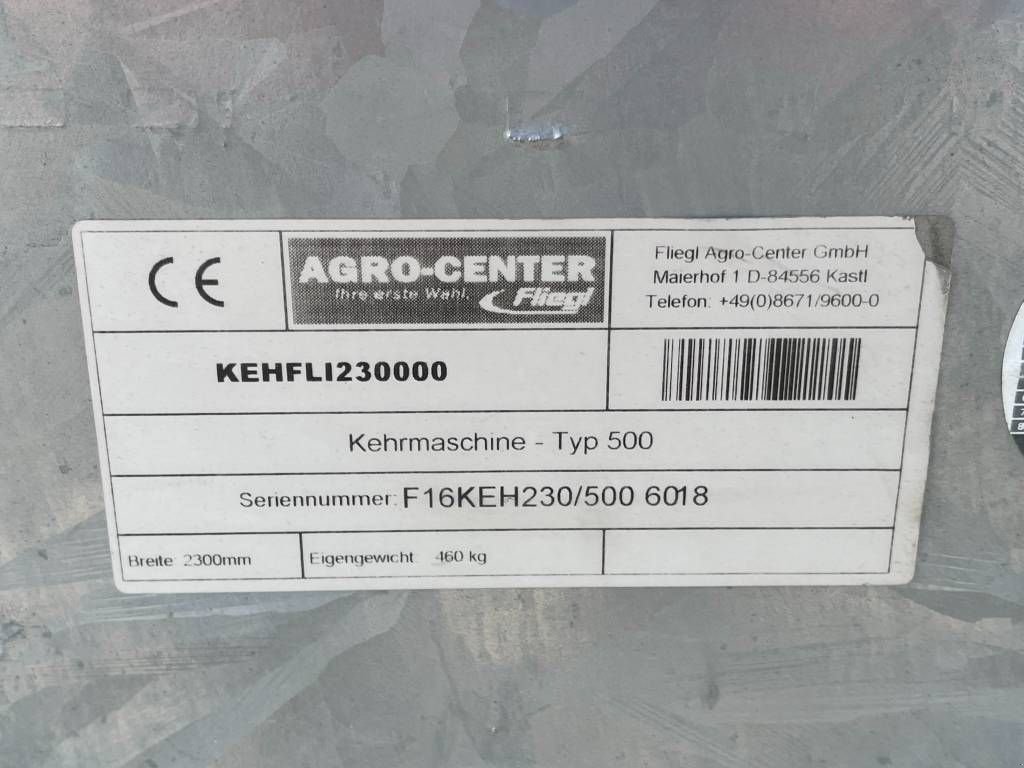 Kehrmaschine tip Fliegl TYP 500 - 2300mm - Excellent Condition, Gebrauchtmaschine in Veldhoven (Poză 10)