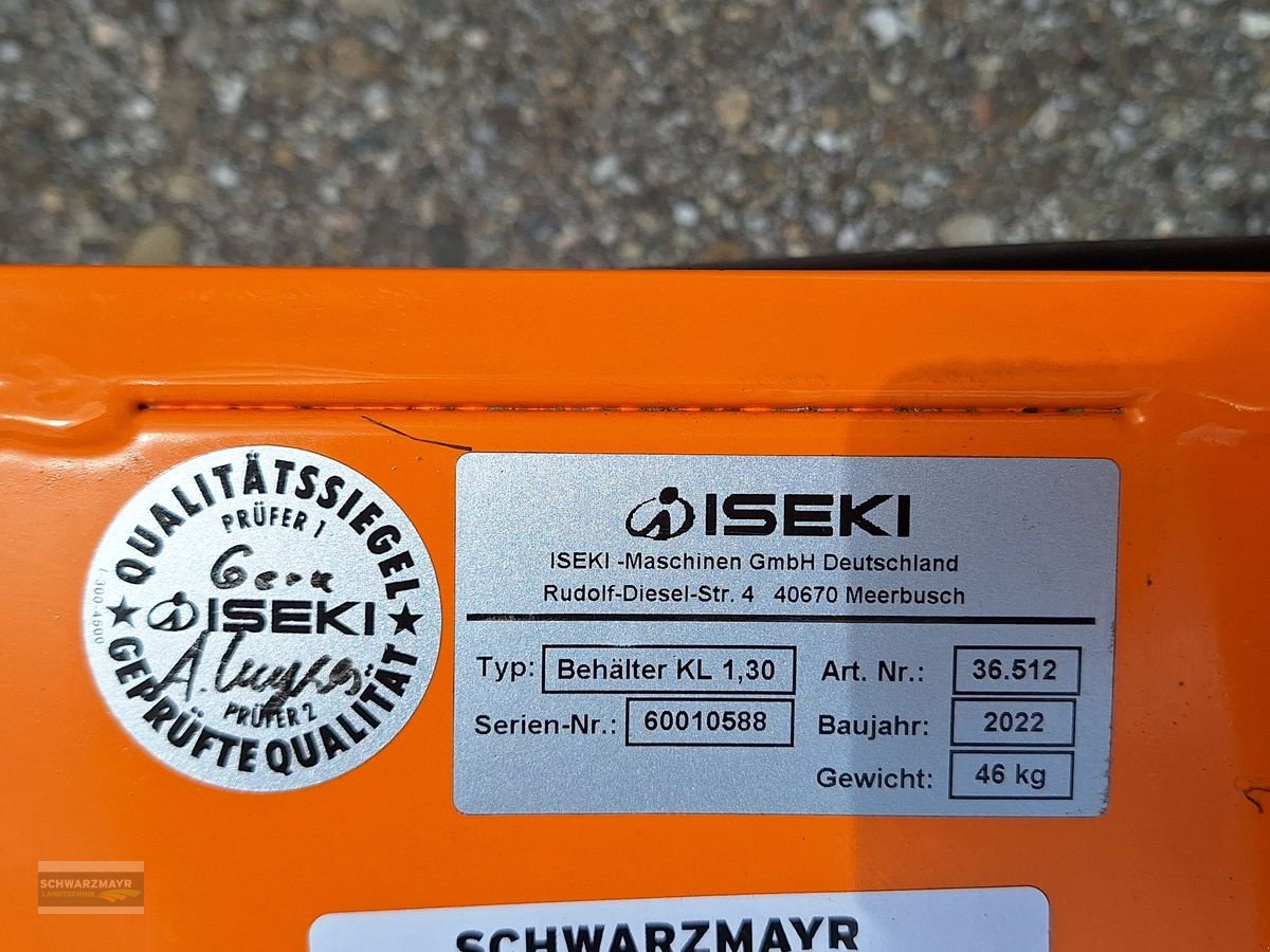 Kehrmaschine Türe ait Iseki Frontkehrmaschine KL 130/40, Gebrauchtmaschine içinde Gampern (resim 16)