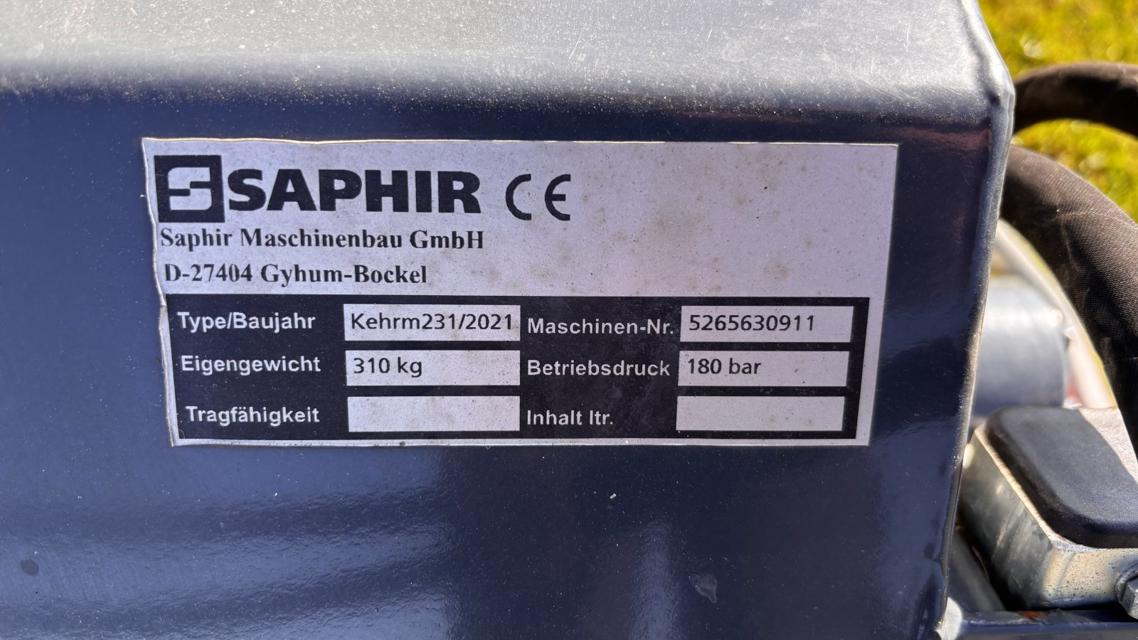 Kehrmaschine del tipo Saphir FKM, Gebrauchtmaschine en Zandt (Imagen 3)