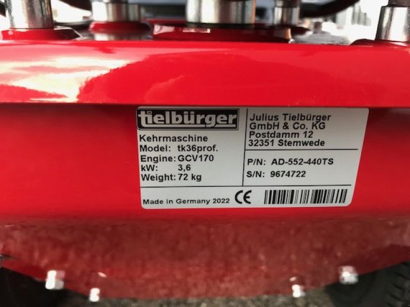 Kehrmaschine typu Sonstige Tielbürger Compact Kehrmaschine tk36, Neumaschine w Tamsweg (Zdjęcie 12)