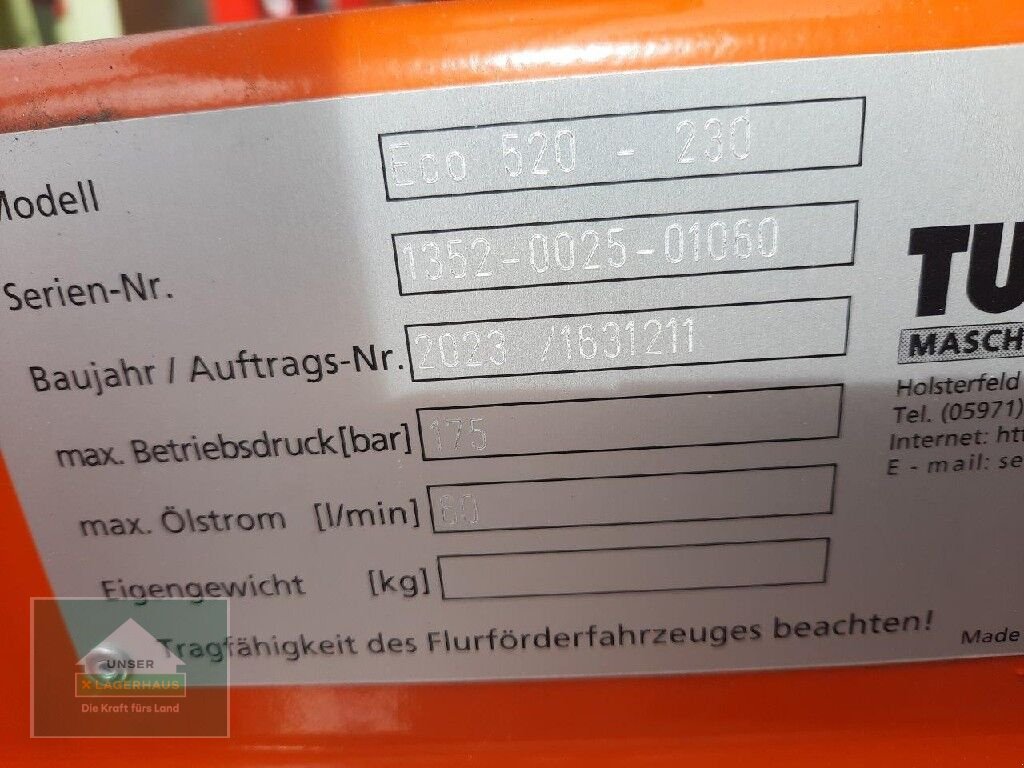 Kehrmaschine Türe ait Tuchel ECO 520, Neumaschine içinde Perg (resim 4)