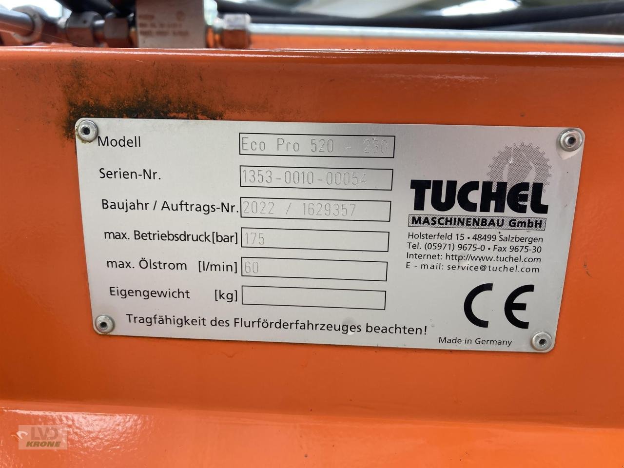 Kehrmaschine typu Tuchel Eco Pro 230, Gebrauchtmaschine v Spelle (Obrázok 5)