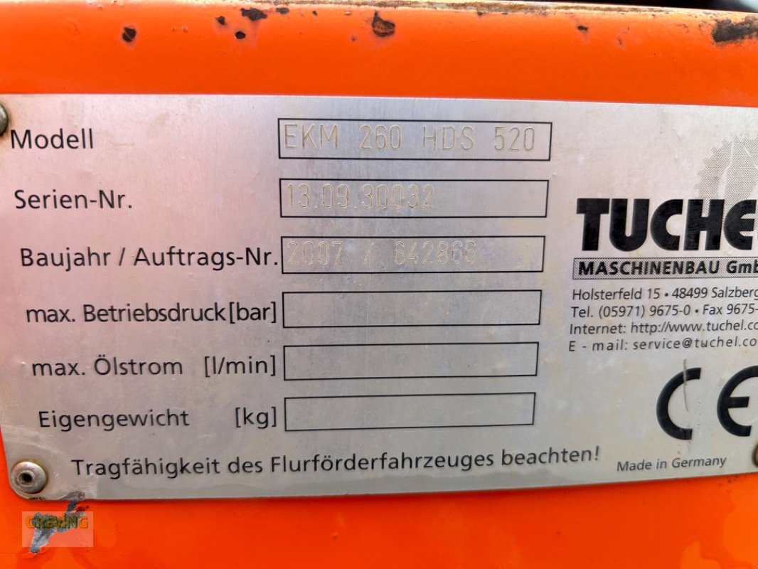 Kehrmaschine tipa Tuchel EKM 260 HDS 520, Gebrauchtmaschine u Euskirchen (Slika 5)