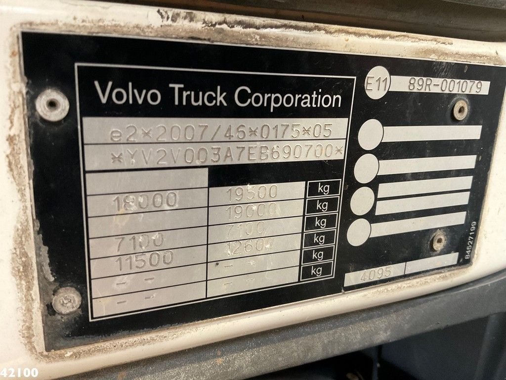 Kehrmaschine za tip Volvo FE 320 Euro 6 Beam S9000 Wegdekreiniger, Gebrauchtmaschine u ANDELST (Slika 11)