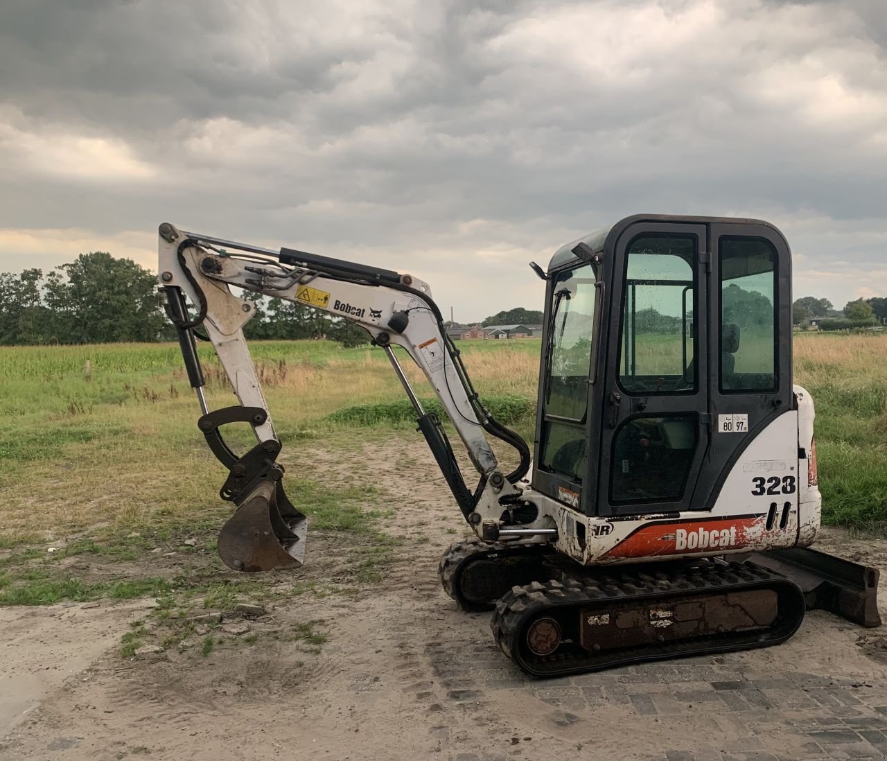 Kettenbagger типа Bobcat 328, Gebrauchtmaschine в Veessen (Фотография 5)