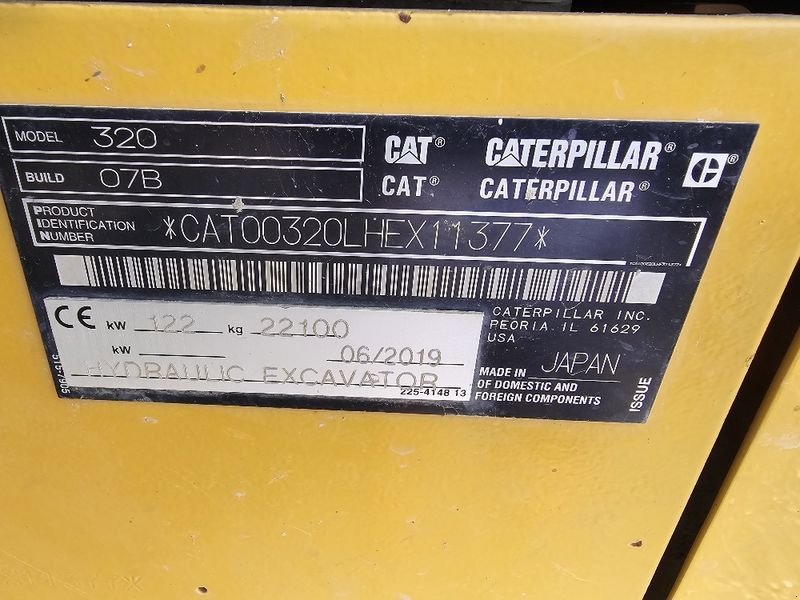 Kettenbagger tipa CAT 320, Gebrauchtmaschine u Gabersdorf (Slika 11)