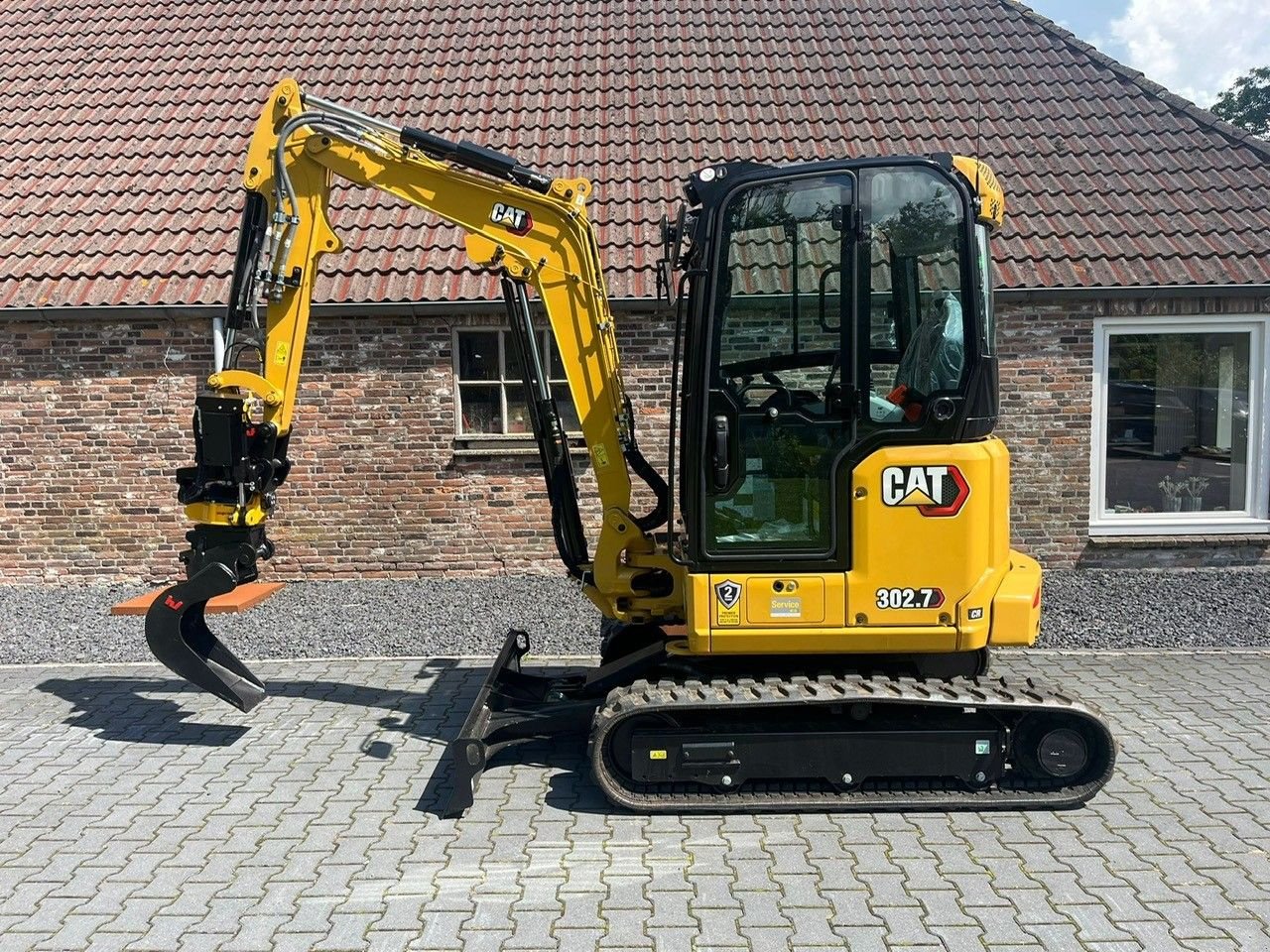 Kettenbagger typu Caterpillar 302.7 CR, Gebrauchtmaschine w Nijelamer (Zdjęcie 4)