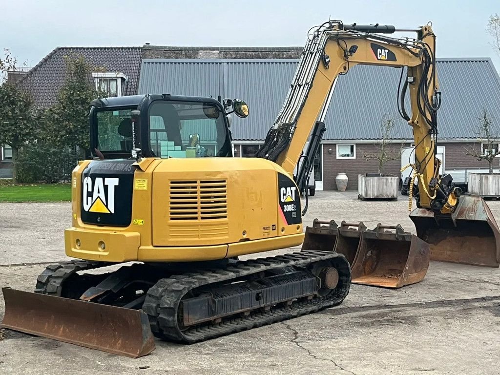 Kettenbagger van het type Caterpillar 308 e2 CR Midi graver, Gebrauchtmaschine in Ruinerwold (Foto 10)