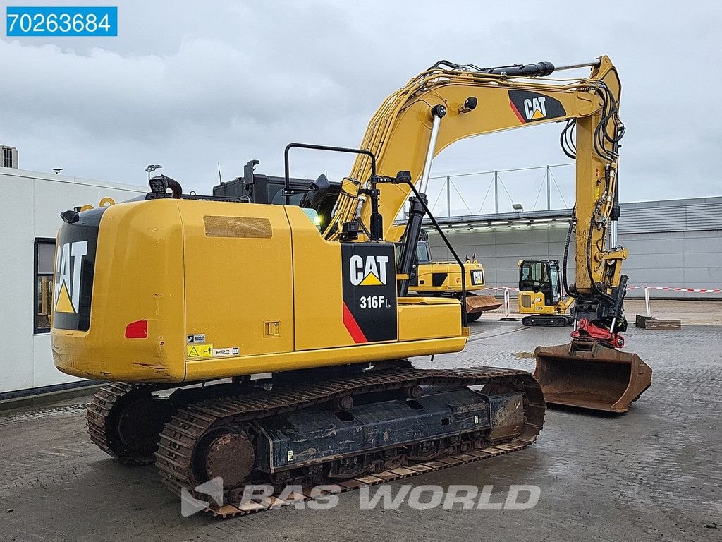 Kettenbagger Türe ait Caterpillar 316 F L 2 BUCKETS, Gebrauchtmaschine içinde Veghel (resim 7)