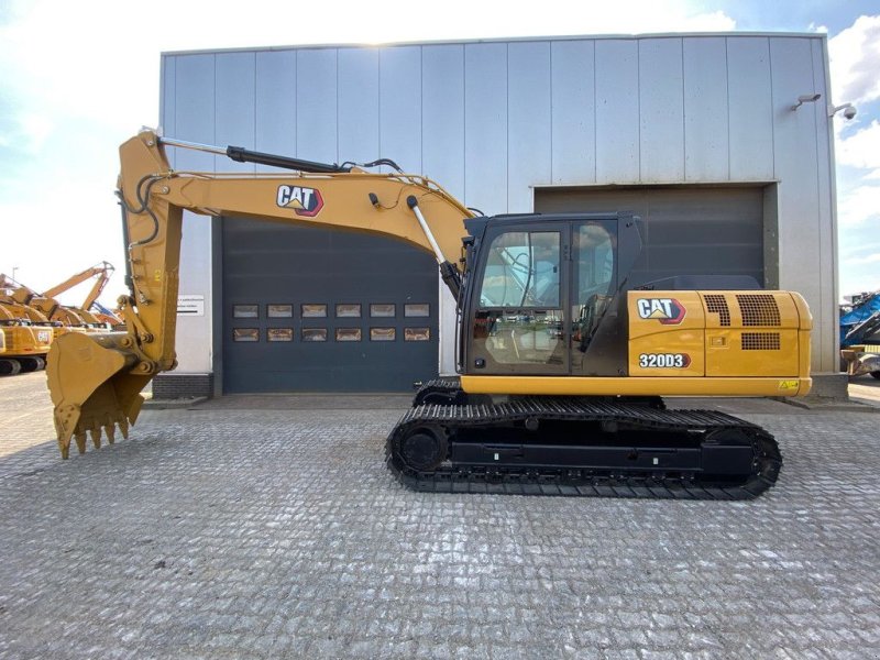 Kettenbagger typu Caterpillar 320D3 - NEW / bucket with teeth / hammerlines, Neumaschine v Velddriel (Obrázok 1)