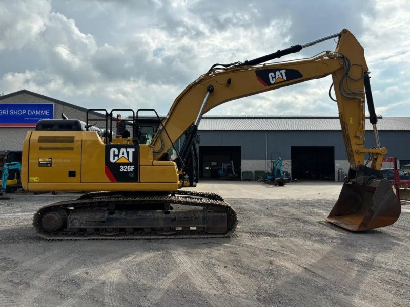 Kettenbagger van het type Caterpillar 326F LN, Gebrauchtmaschine in Wevelgem