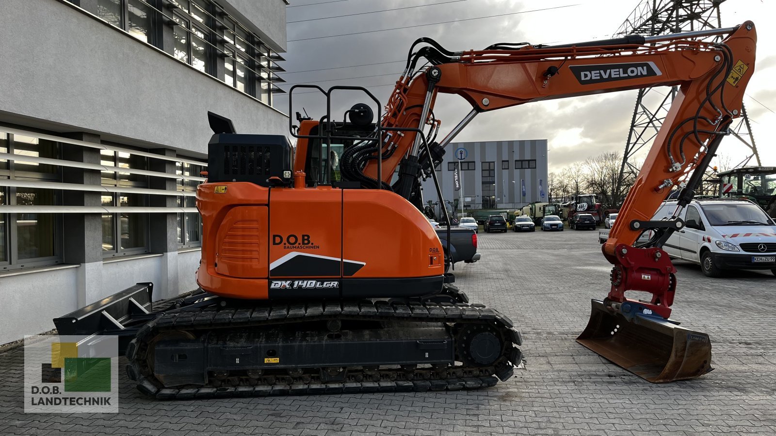 Kettenbagger del tipo Develon-Doosan DX 140LCR-7, Gebrauchtmaschine en Regensburg (Imagen 5)