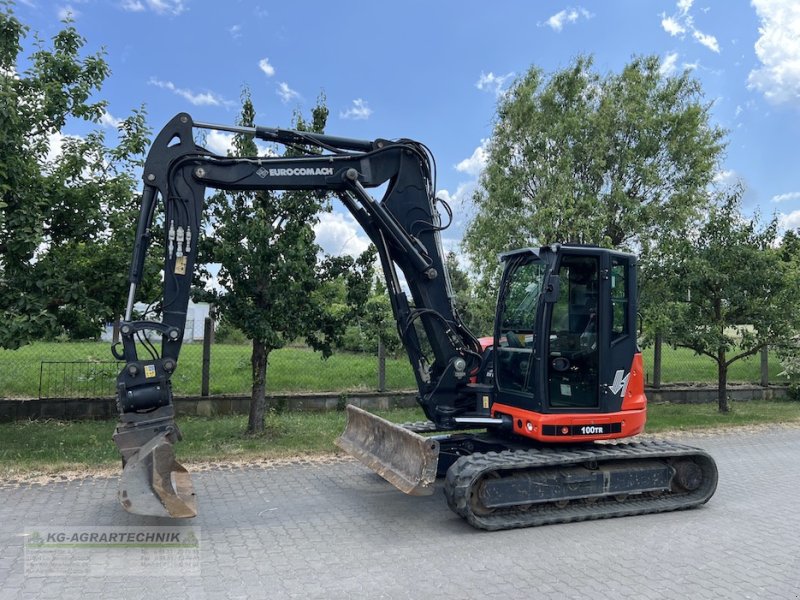 Kettenbagger des Typs Eurocomach ES95TR 100TR Midibagger 10to Kettenbagger 1600Std., Gebrauchtmaschine in Langensendelbach