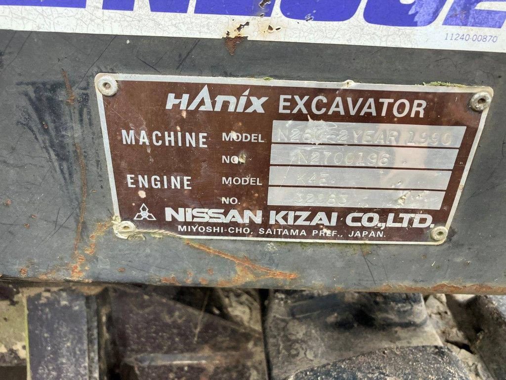 Kettenbagger от тип Hanix N260-2, Gebrauchtmaschine в Antwerpen (Снимка 10)