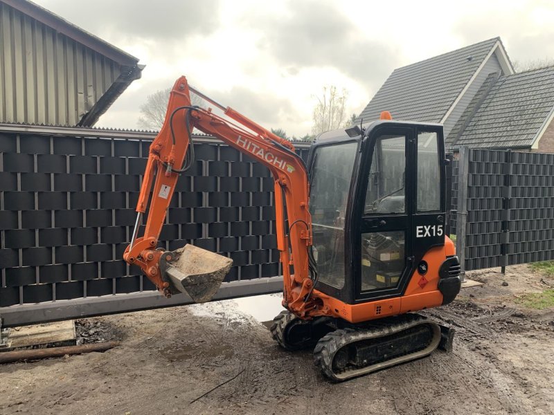 Kettenbagger del tipo Hitachi EX 15, Gebrauchtmaschine en Veessen